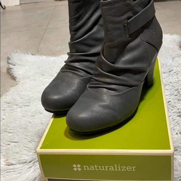 Naturalized Grey Booties (inside zip) - Picture 5 of 6